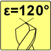 Vrták strediaci 60°- tvar B, DIN 333B, ČSN 221112